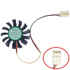 Ανεμιστηράκι Laptop - GPU Cooling Fan DFS500912M 45mm DFB500912H ND-5010M12B Graphics Card Cooling Fan 12V 1.6W 3Wire 3pin ( Κωδ.81041 )