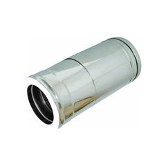 Airduct Hellas Πτυσσόμενη Σωλήνα Καπνοδόχου Διπλού Τοιχώματος Ανοξείδωτη 2m Φ200-250