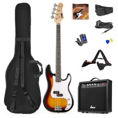 MAX GIGKIT BASS GUITAR PACK SUNBURST