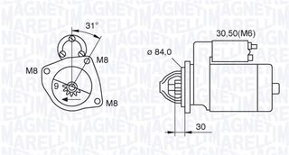 Μίζα  IVECO DAILY III, DAILY IV 2.3D/2.8D/3.0D 05.99-08.11