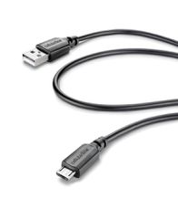 Cellular Line 131745 Regular USB 2.0 to micro USB Cable Μαύρο 1m