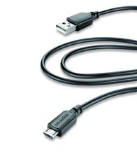 Cellular Line 203947 Regular USB 2.0 to micro USB Cable Μαύρο 2m