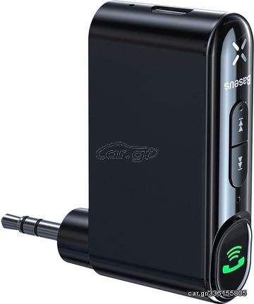 Baseus Bluetooth Aux Transmitter BSBA-02 (Overseas Edition) Μαύρος - (WXQY010001)