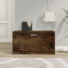Παπουτσοθήκη Καπνιστή Δρυς 80x24x45 εκ. από Επεξεργασμένο Ξύλο 342644