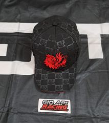 Καπέλο Malossi Lion Head Velcro Με Σκρατς Με Logo Χρώματος Μαύρο/Κόκκινο Καινούργιο Γνήσιο