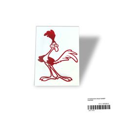 ΑΥΤΟΚΟΛΛΗΤΑ ROAD RUNNER ΚΟΚΚΙΝΟ