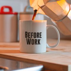Before Work, After Work Mug & Wine Mug & Glass Set / Gadgets-thumb-3