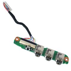 Audio Board - Sound Button Board για Laptop HP Pavilion dv6998ca dv6995la dv6990la dv6988ca dv6985se dv6976ca dv6974ca dv6968ca dv6965e 32AT3AB00005 DA0AT3AB8D0 με καλωδιοταινία ( Κωδ.1-BRD147 )