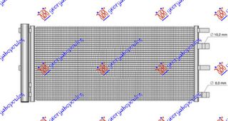 Ψυγειο A/C 2.0-2.2 Tdci Πετρελαιο Αυτοματο (750x352) RWD-4WD Ford TRANSIT/TOURNEO Custom 13-18 - 326006410