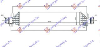 Ψυγειο INTER. 1.4i 16V Turbo A14/B14NET Opel Mokka X 16- - 605106200