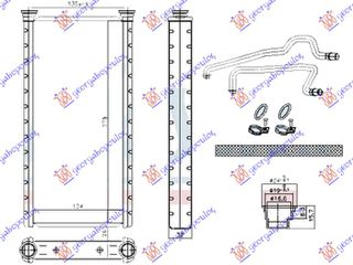 Ψυγειο Καλοριφερ (BR) (124x280x26) Land Rover Discovery 5 16- - 692106500