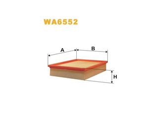 WIX WA6552 Φίλτρο Αέρα LAND ROVER DISCOVERY I(LJ,LG)/RANGE ROVER I(AE,AN,HAA..) 2.0-2.5-3.9-4.0 88-98