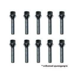 Μπουλονια Κωνικα 12x1,50 45mm (17) Μαυρα Simoni Racing - 10 TEM.