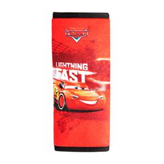 Μαξιλαράκι Ζώνης Ασφαλείας Cars ''Lightning Fast''Βελούδινο Κόκκινο 1 Τεμάχιο