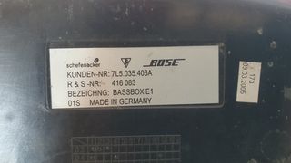 PORSCHE CAYENNE 9PA BOSE SUBWOOFER BOX 7L5035403A-thumb-1
