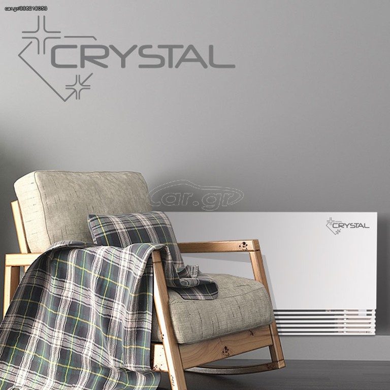 Crystal FANCOIL 400 με ψηφιακό θερμοστάτη 3,1KW