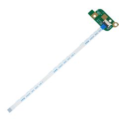Κουμπί εκκίνησης - Power Button Board για Laptop HP Probook 470 G3 430 G3 Pro x2 612 G2 EliteBook x360 1030 G2 827035-001 DA0X63PB6F1 DA0X63PB6F0 με καλωδιοταινία ( Κωδ.1-BRD046 )