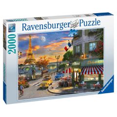 Ravensburger - Puzzle 2000 - Paris Sunset (10216716) / Toys