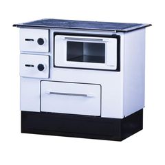 Μασίνα ξύλου με φούρνο Alfa Plam Regular 46 White Right, 5kW-thumb-1