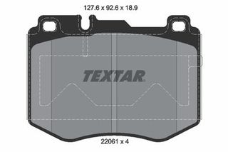 TEXTAR 2206101 Σετ τακάκια, δισκόφρενα MERCEDES-BENZ