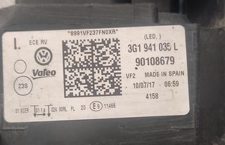 Φανάρι Εμπρός αριστερό Full led vw passat 2015-2019 3G1941035L-thumb-4