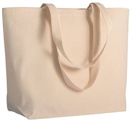 Saber 17113 Τσάντα αγοράς 50x35+16εκ 100% Βαμβάκι, 280gsm NATURAL