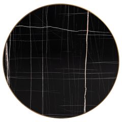 ΕΠΙΦΑΝΕΙΑ ΤΡΑΠΕΖΙΟΥ (ΚΑΠΑΚΙ) ΣΤΡΟΓΓΥΛΗ HPL BLACK MARBLE 5175 12mm Φ65 FB911699.66