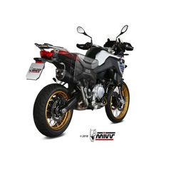 Τελικο Εξατμισης Mivv Delta Race Muffler Steel Black/Carbon End Cap Bmw F850Gs