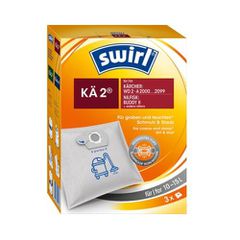 Swirl KAE 2/2 Σακούλες Σκούπας 3τμχ Συμβατή με Σκούπα Einhell