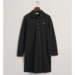 Φόρεμα γυναικείο Polo Gant μακρυμάνικο Black
