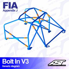Roll Cage Με FIA Homologation AST Για Όλα Τα Μοντέλα Honda 
