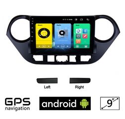 HYUNDAI i10 (μετά το 2014) Android οθόνη αυτοκίνητου με GPS WI-FI (ηχοσύστημα αφής 9" ιντσών OEM Youtube Playstore MP3 USB Radio Bluetooth Mirrorlink εργοστασιακή, 4x60W, AUX) HY270