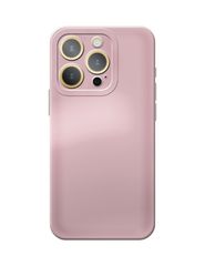 iPhone 14 Pro Soft Flexible Back Cover Σιλικόνης και Τζαμάκι κάμερας Pink