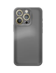 iPhone 14 Pro Soft Flexible Back Cover Σιλικόνης και Τζαμάκι κάμερας Black