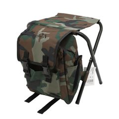 Σκαμπό πτυσσόμενο Olbia με σακίδιο πλάτης army 10Lt