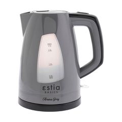 Estia 06-10089 Aroma Grey Βραστήρας Πλαστικός 1.7lt, 2200W Γκρι