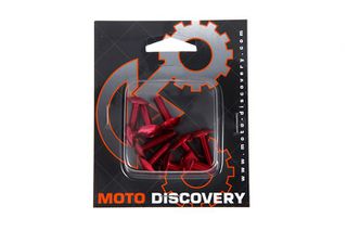 Βίδες αλουμινίου κόκκινες  Μ6 x 15mm