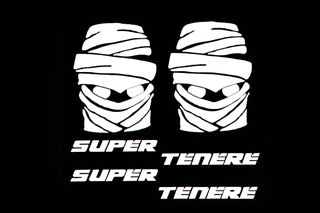 Σετ αυτοκόλλητα Super Ténéré "Tuareg" λευκό