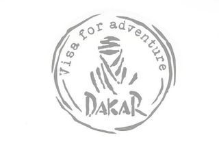 Αυτοκόλλητο Dakar "Visa" ασημί
