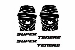 Σετ αυτοκόλλητα Super Ténéré "Tuareg" μαύρο