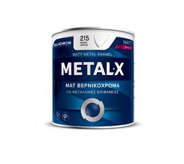 METAL-X ΑΛΚΥΔΙΚΟ ΒΕΡΝΙΚΟΧΡΩΜΑ Νο215 ΛΕΥΚΟ ΜΑΤ PELLACHROM 2.5lt (D)