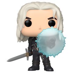POP figure The Witcher Geralt with Shield-thumb-1