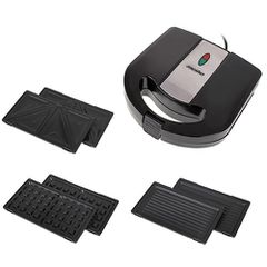 Mesko MS 3045 sandwich maker 1000 W Black-thumb-1