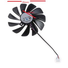 Ανεμιστηράκι GPU - 87mm/95mm FDC10U12S9-C 4Pin 12V VGA Fan Graphics Card Cooling Fan for XFX Radeon ( Κωδ. 81065 )