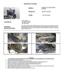 Φτερό πίσω τροχού για Yamaha XT1200Z Super Tenere 2010-2020-thumb-1