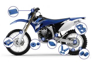 Κιτ αξεσουάρ Accossato για Yamaha WRF 250 '05-'14 / WRF 450 '05-'15