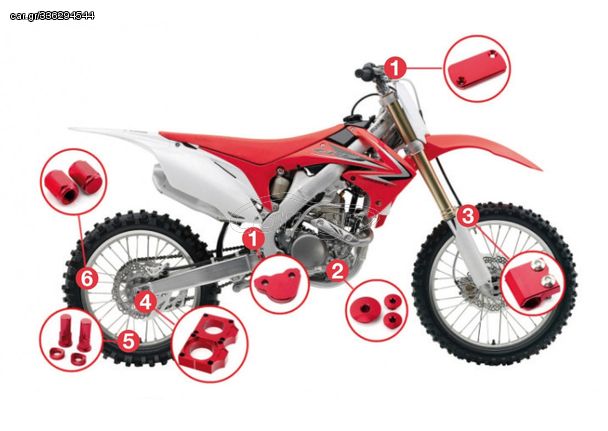 Κιτ αξεσουάρ Accossato για Honda CRF250 R '09-'17