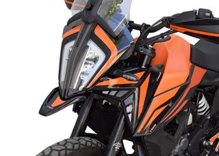 Εμπρός φτερό για KTM 390 Adventure 2020-2023 (μαύρο/πορτοκαλί)