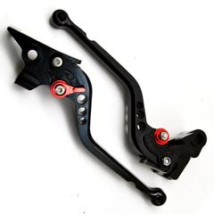 Ρυθμιζόμενες μανέτες RR Racing για Kawasaki Versys 650 2009-2014 μαύρο / κόκκινο