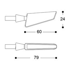 Barracuda φλας SQ-LED B-Lux ασημί-thumb-2